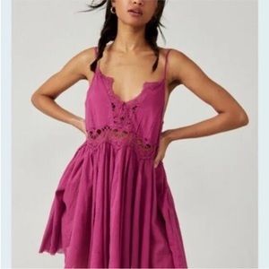 Free People llektra Slip (Crochet slip dress)